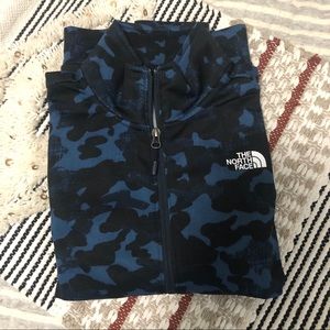 Unique pattern full zip North Face jacket. NWT.